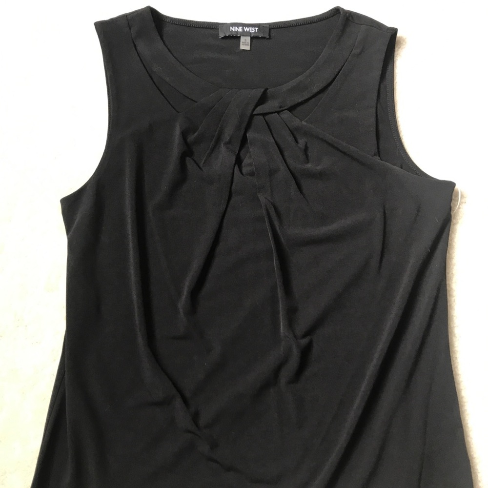 Nine West Cross Front Silky Blouse